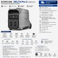 Портативная электростанция EcoFlow DELTA Pro 3 (4096 Втч) в Макеевке