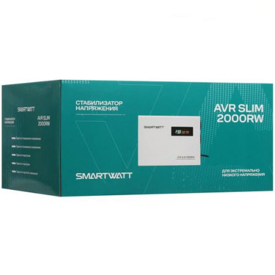 Стабилизатор напряжения SMARTWATT AVR SLIM 2000RW в Макеевке