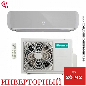 Кондиционер Hisense AS-10UW4RVETG01G(S)/AS-10UW4RVETG01W(S) Silver Crystal Super DC Inverter в Макеевке