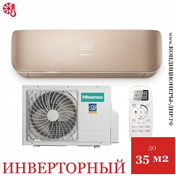 Кондиционер Hisense AS-13UW4RVETG01G(C)/AS-13UW4RVETG01G(C) Champagne Crystal Super DC Inverter Wi-Fi в Макеевке