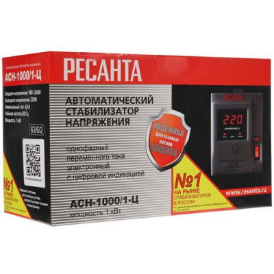 Стабилизатор напряжения Ресанта АСН-1000/1-Ц в Макеевке