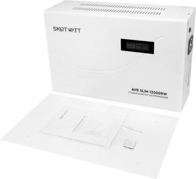 Стабилизатор напряжения SMARTWATT AVR SLIM 12000RW в Макеевке