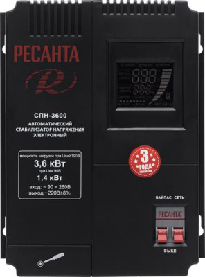 Стабилизатор напряжения Ресанта СПН-3600 в Макеевке